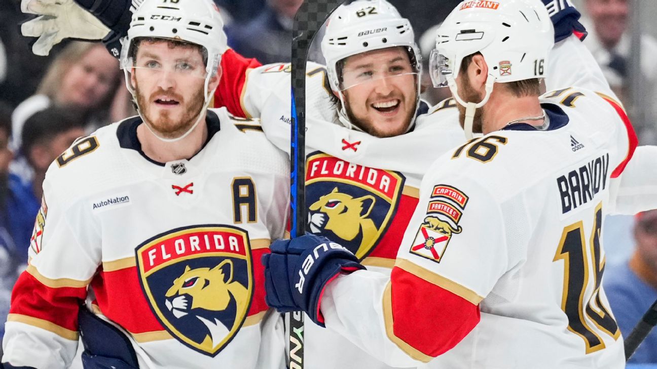 Credit to Florida Panthers stun Maple Leafs in Game 1