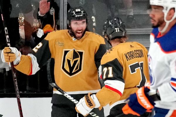 Vegas overcomes Draisaitl’s 4 goals in opener