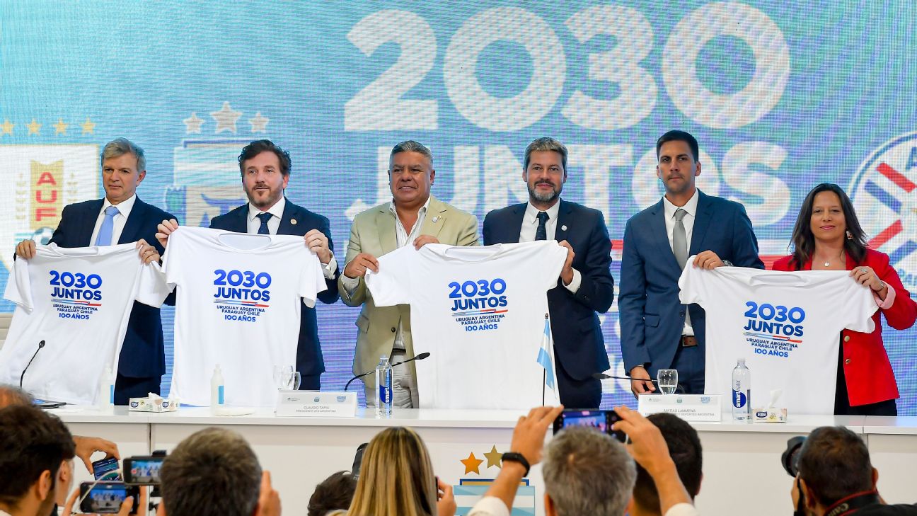 Copa de 2030 terá sede em Espanha, Portugal e Marrocos; apenas