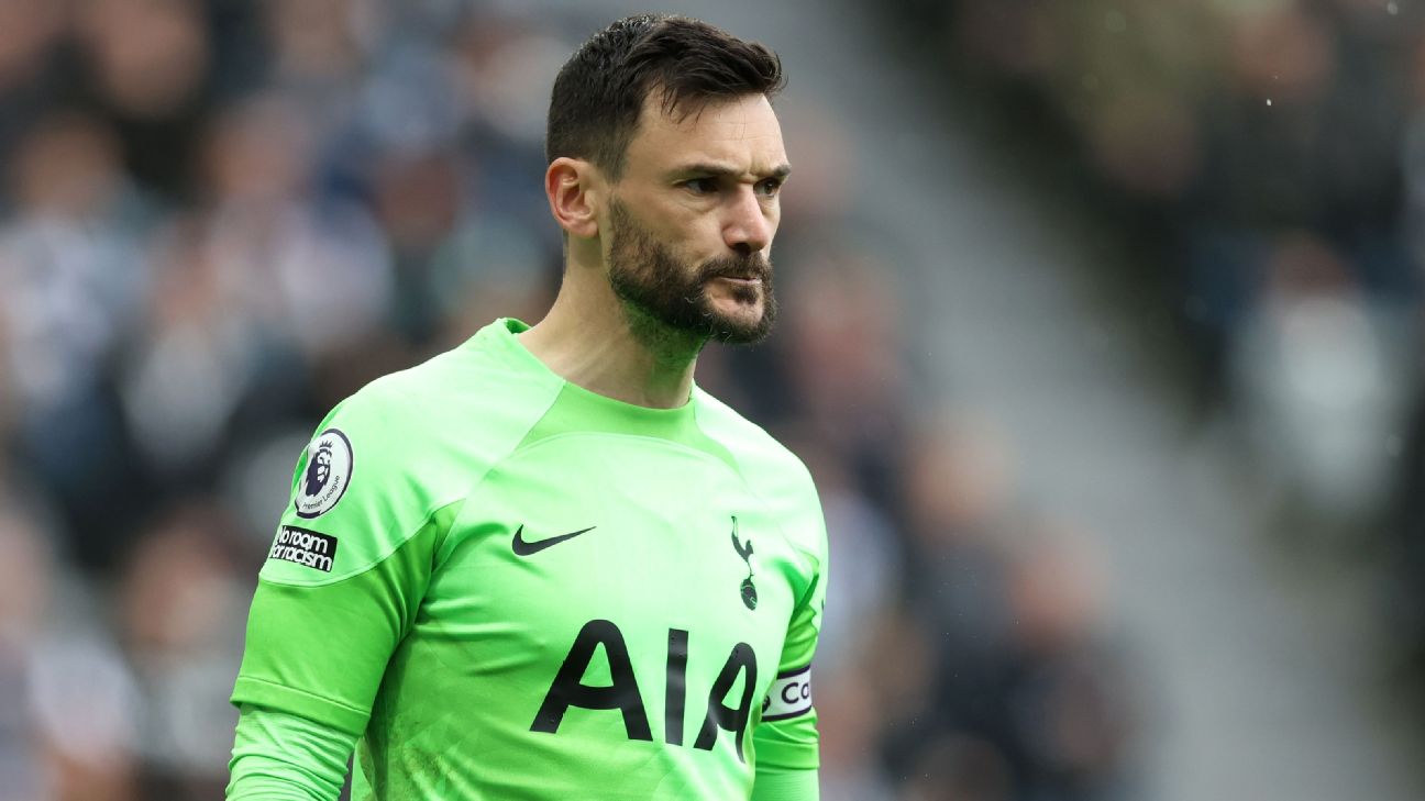 Spurs' Lloris out for the season with hip injury