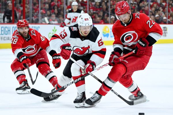 Frustrated Devils in familiar 2-0 hole vs. ‘Canes