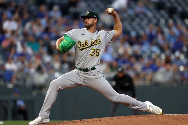 Muller snaps 32-game winless run by A's starters