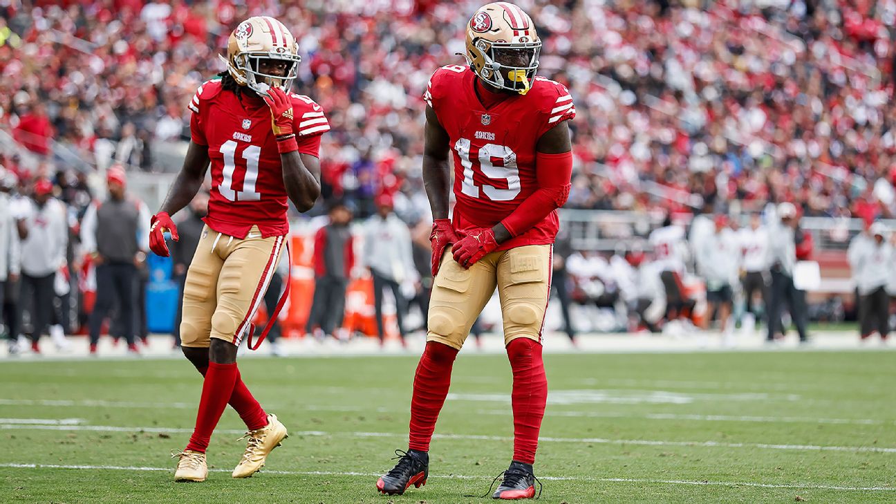 Brandon Aiyuk evolves into 49ers' top WR threat before Cardinals game