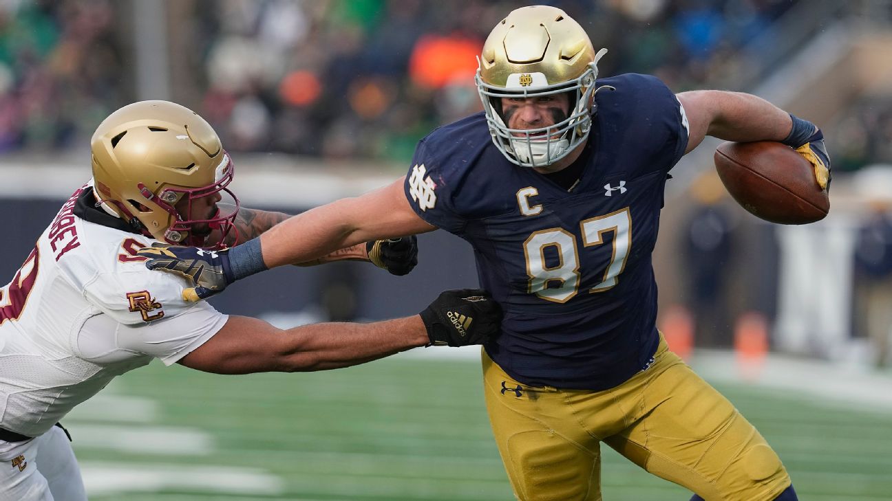 Tennessee Titans sign former XFL tight end from Notre Dame