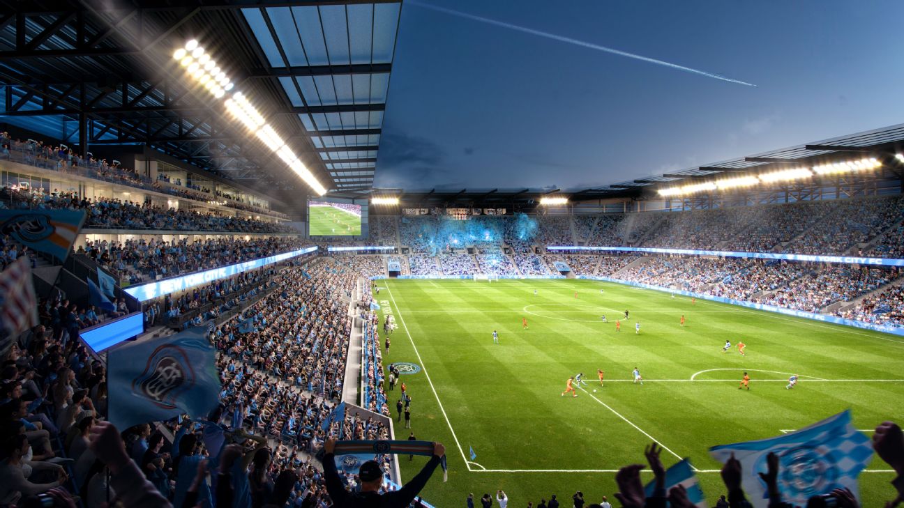 New kings of Queens: NYCFC unveils spectacular images of planned stadium