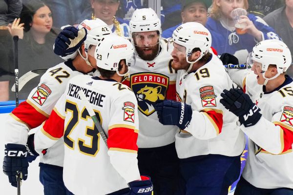 Cousins’ OT goal sends Panthers to conf. finals