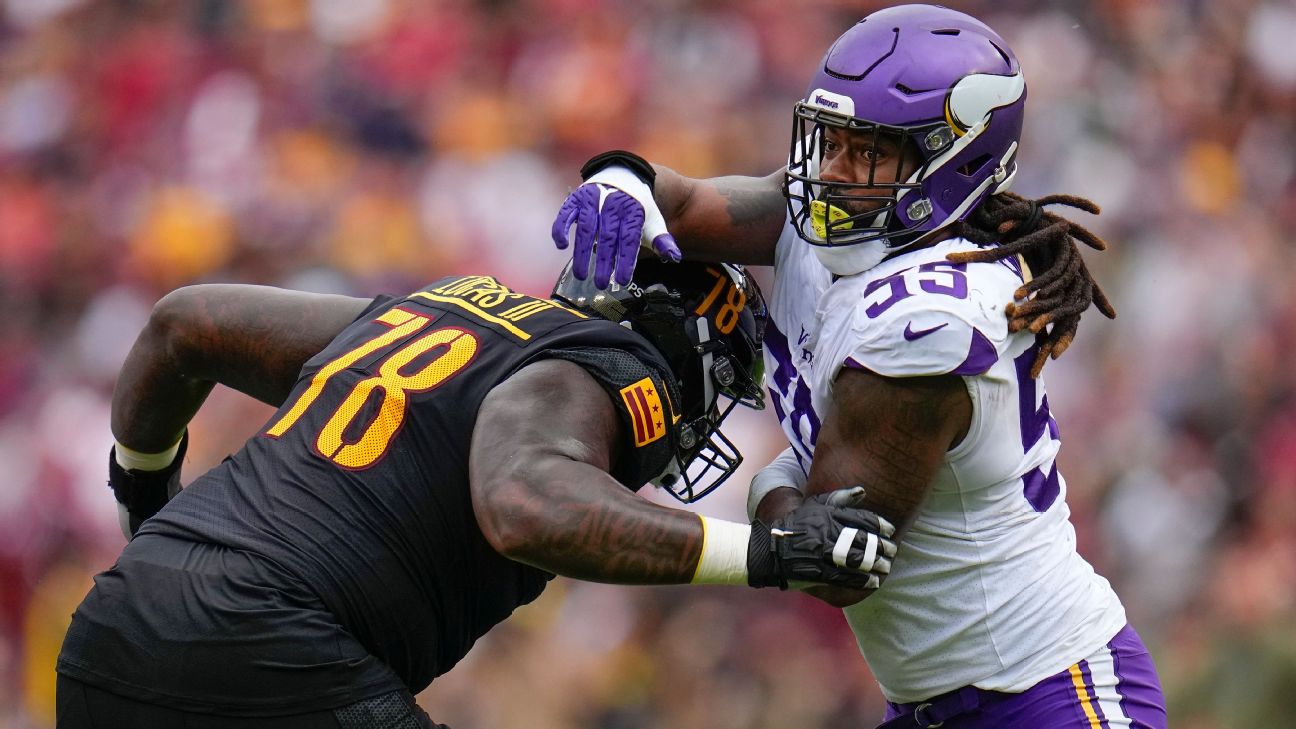 Reports: Vikings trade edge rusher Za'Darius Smith to Browns