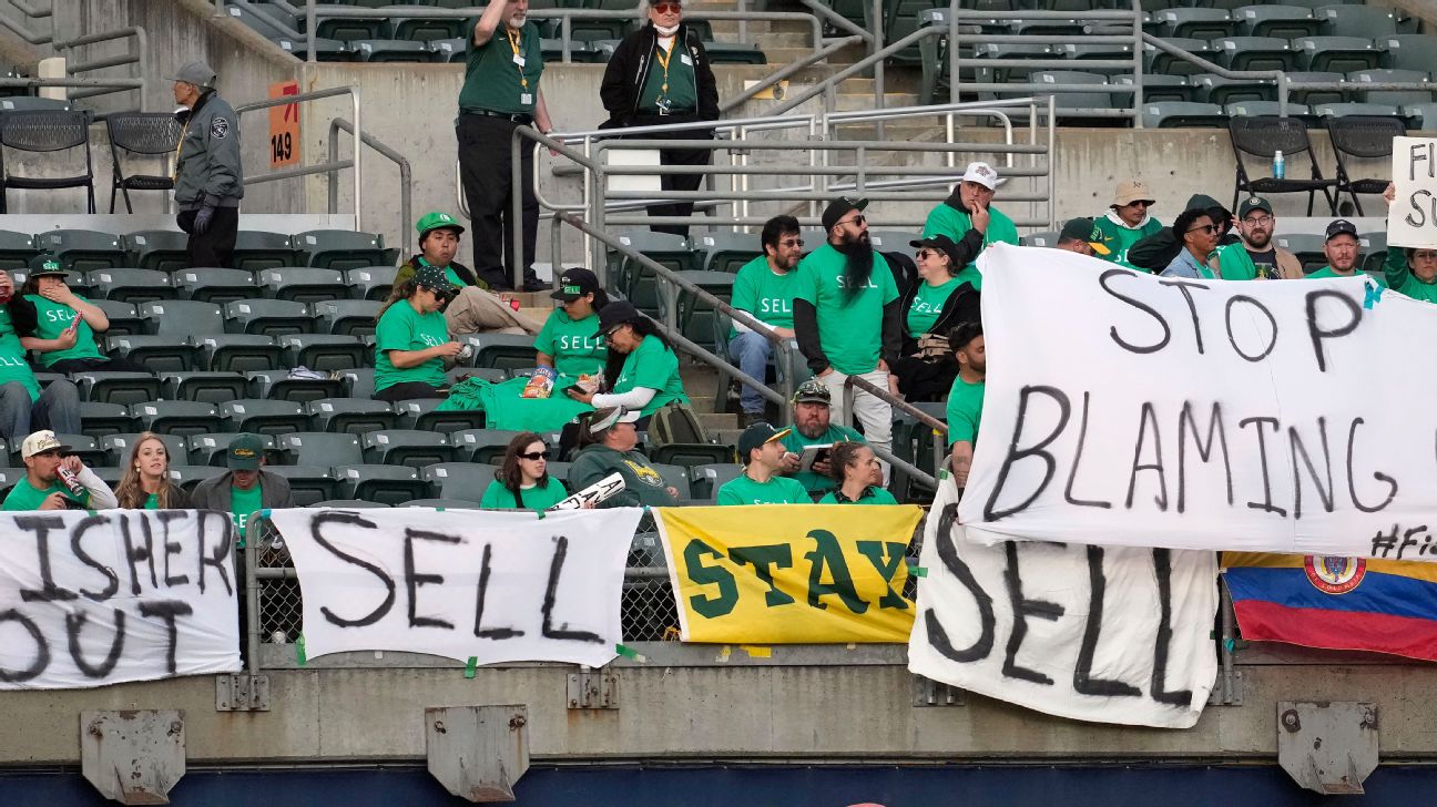 A's Fans Are Protesting, but Manfred Says Baseball Is Moving On