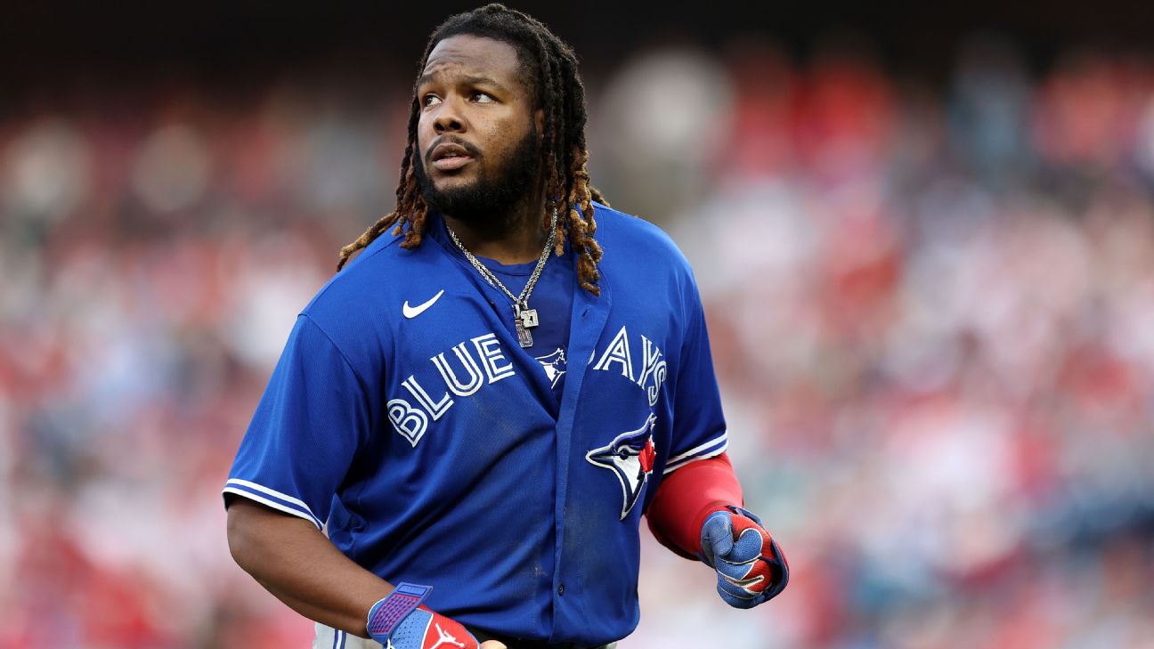 Blue Jays' Vladimir Guerrero Jr. (knee) listed day-to-day