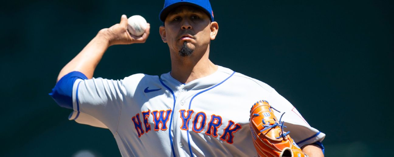 Mets' Carrasco gets violation before throwing his 1st pitch