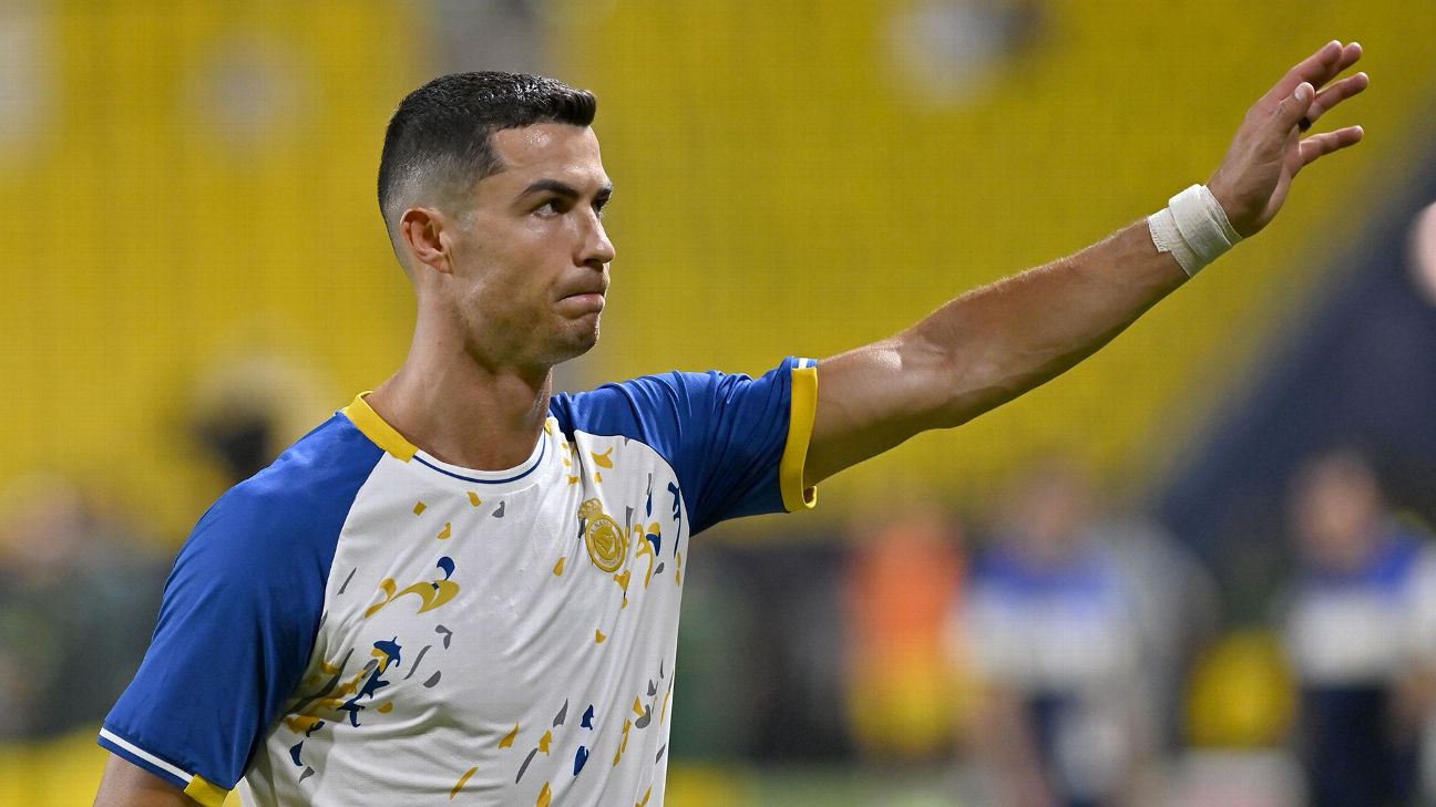 Cristiano Ronaldo scores 4 goals in Saudi Pro League game