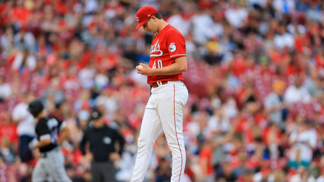 Reds place starting pitcher Lodolo on injured list among several