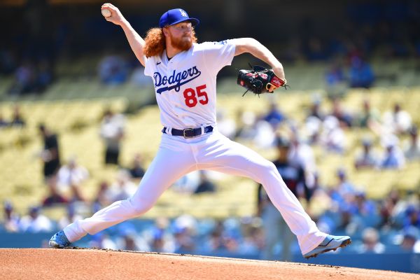 Dodgers' May (forearm) transferred to 60-day IL