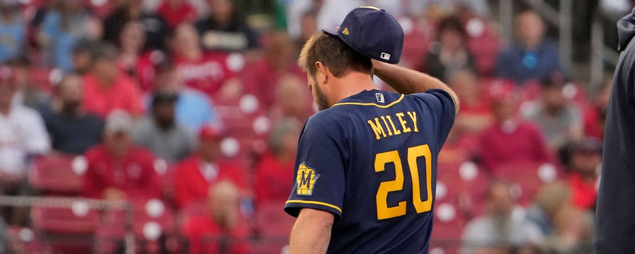 Wade Miley - Milwaukee Brewers Starting Pitcher - ESPN