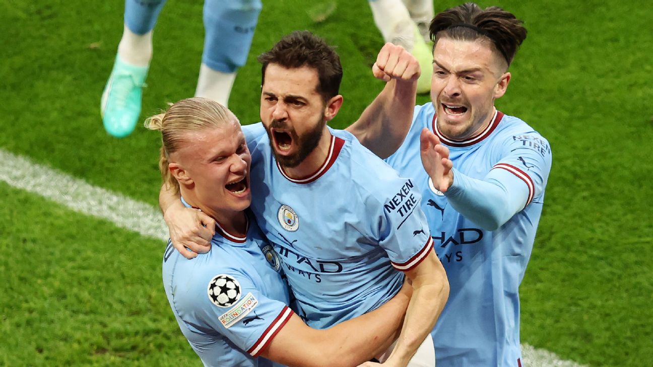 Manchester City comemora título da Champions League: assista ao