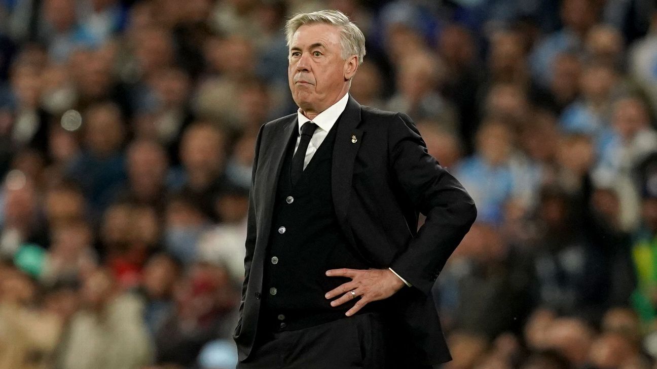 Carlo Ancelotti denies Real Madrid job at risk after UCL exit - ESPN