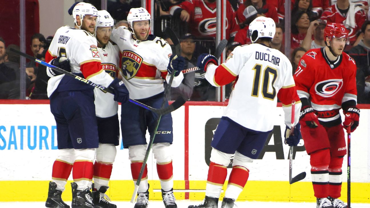 Rest up Panthers, Canes skip practice after marathon Game 1 ABC11