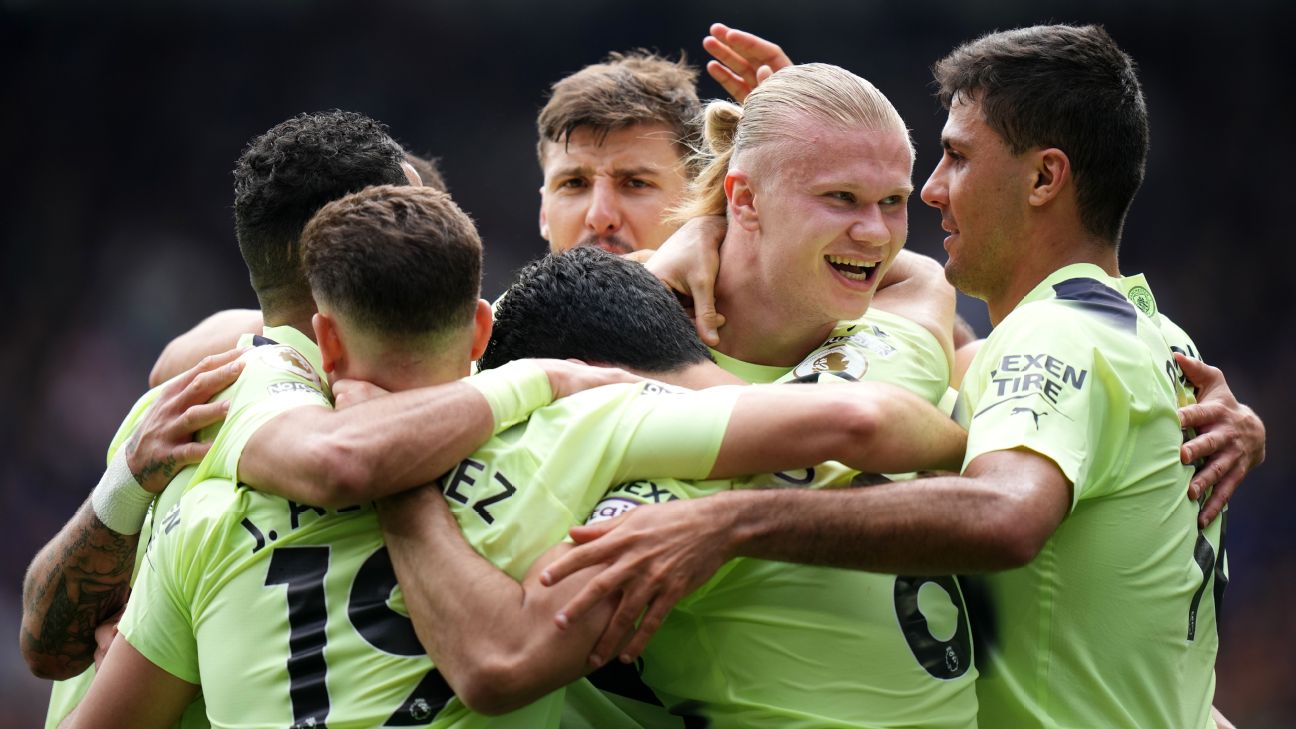 Man City clinch Premier League title, eye treble