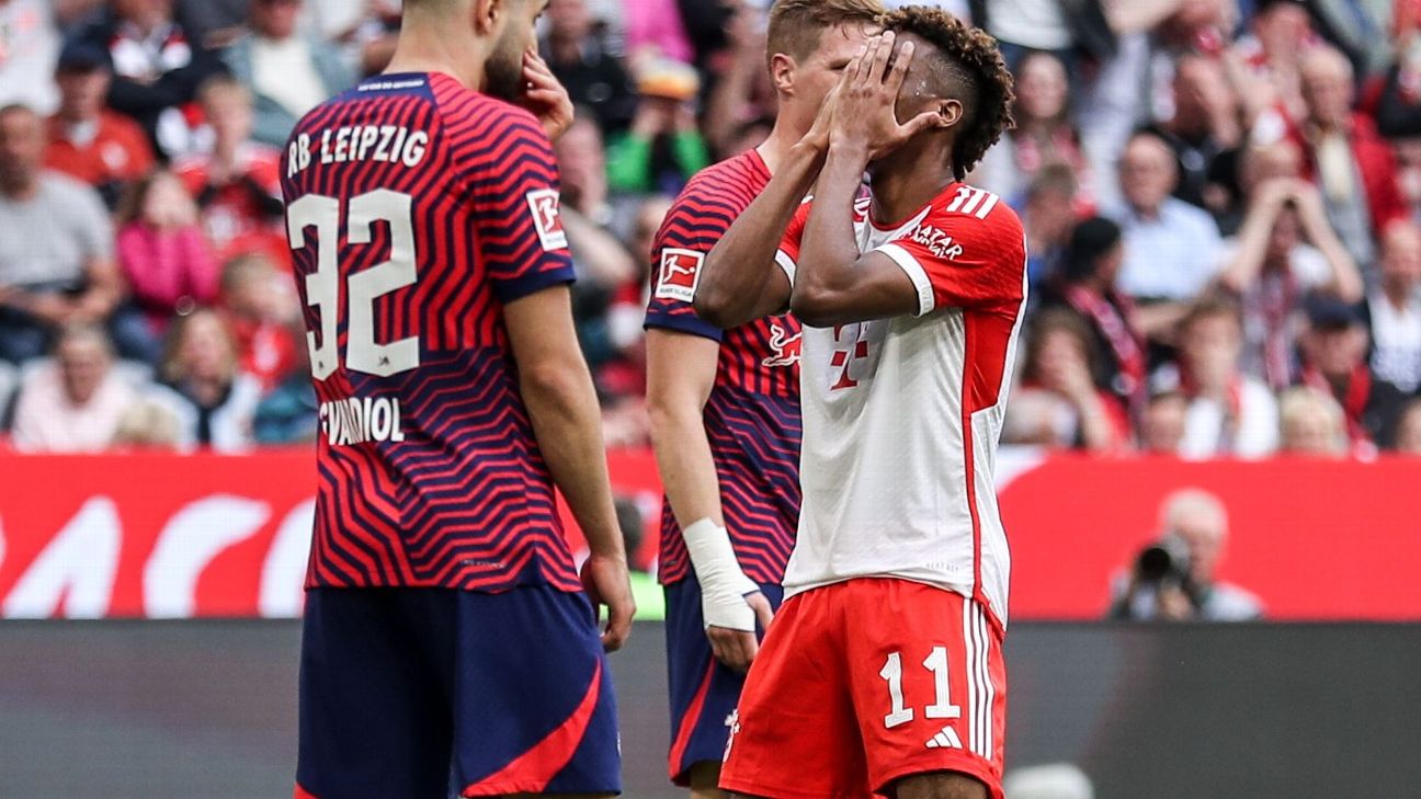 Bayern reage e arranca empate com Leipzig, mas cede liderança do