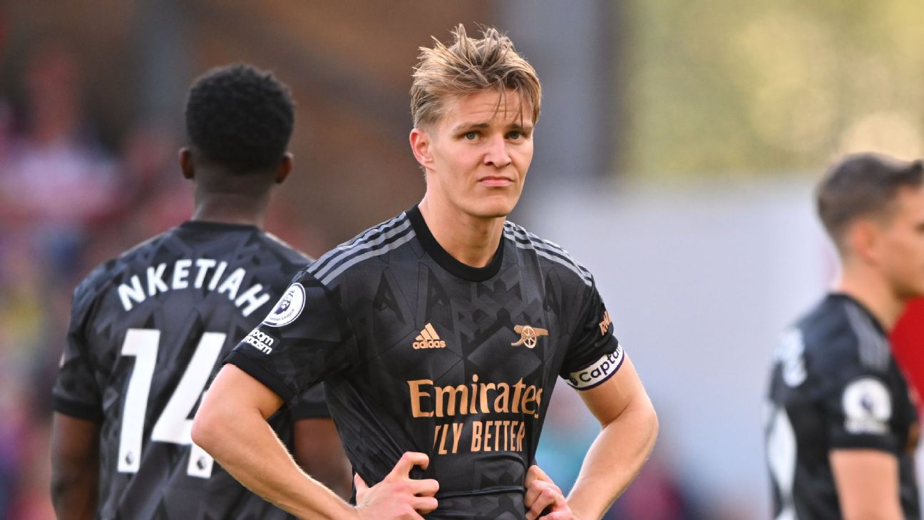 Martin Odegaard reveals Arsenal FC dressing room reaction as title hopes  end