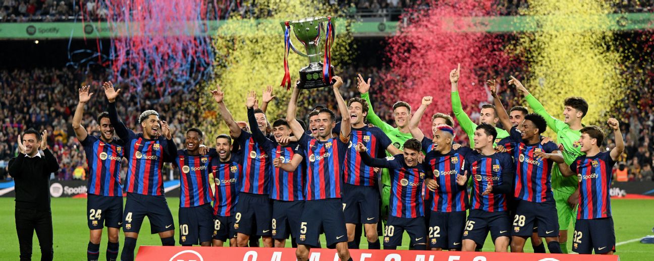 Barcelona wrap up week-long party with trophy lift but Real Sociedad grab a needed result