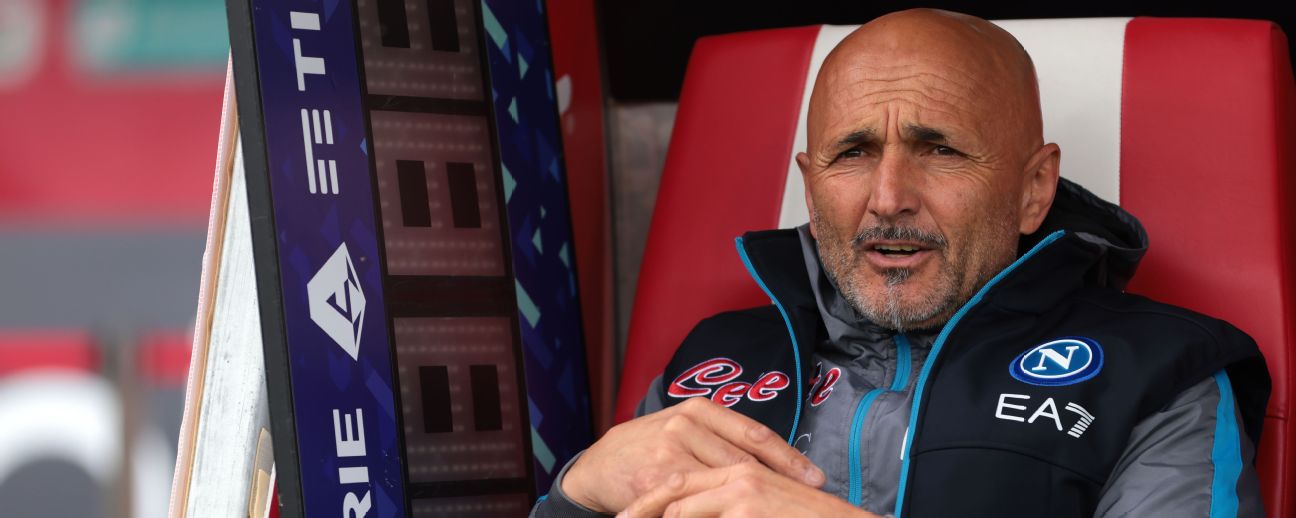Luciano Spalletti Head coach of SSC Napoli reacts prior to kick-off in the Serie A match between AC Monza and SSC Napoli at Stadio Brianteo on May 14, 2023 in Monza, Italy.