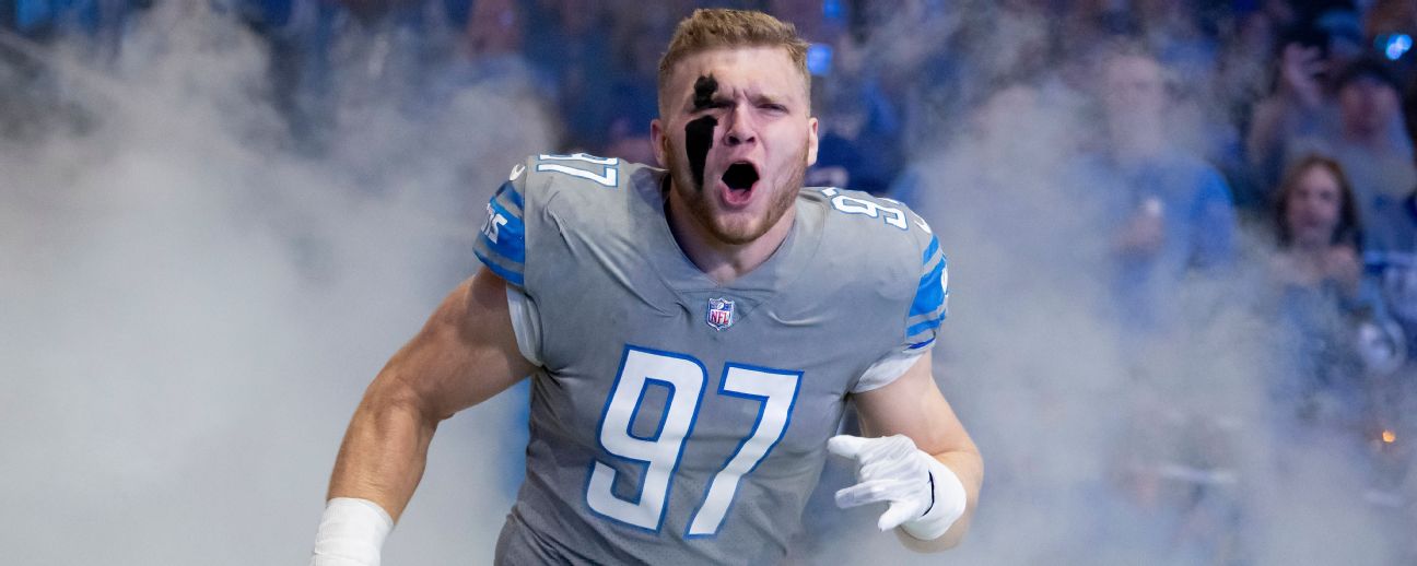 Aidan Hutchinson - Detroit Lions Defensive End - ESPN