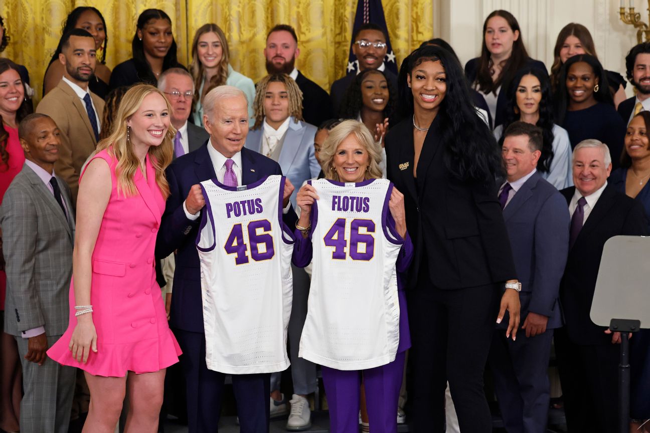 LSU player faints during White House ceremony