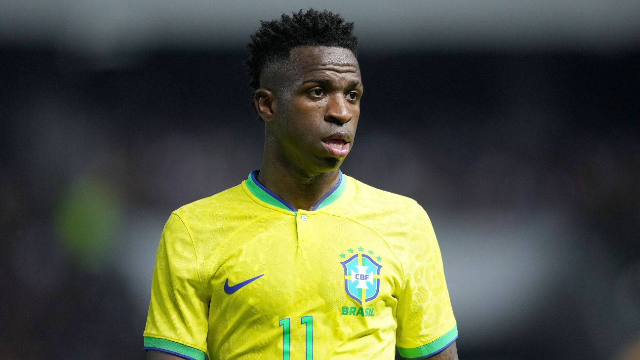 Vinícius to captain Brazil in Spain anti-racism game
