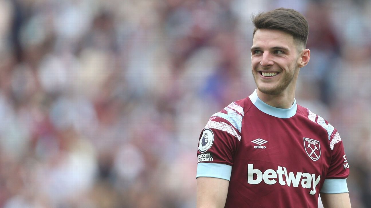 Transfer Talk: West Ham's Declan Rice wants Arsenal move this summer