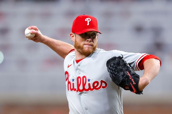 Phillies' Kimbrel 8th pitcher to reach 400 saves