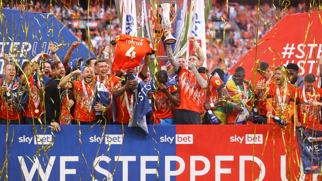 Luton promoted to Premier League after playoff win over Coventry