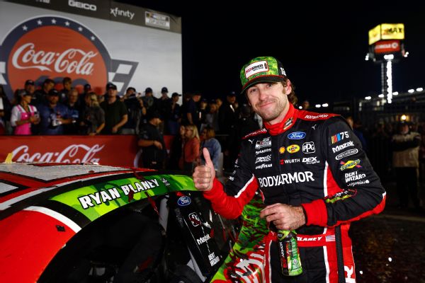 Blaney wins Coca-Cola 600, ends 59-race drought