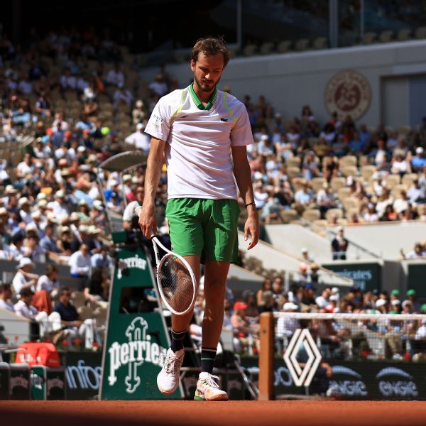 No. 2 seed Medvedev falls in 1st round of French
