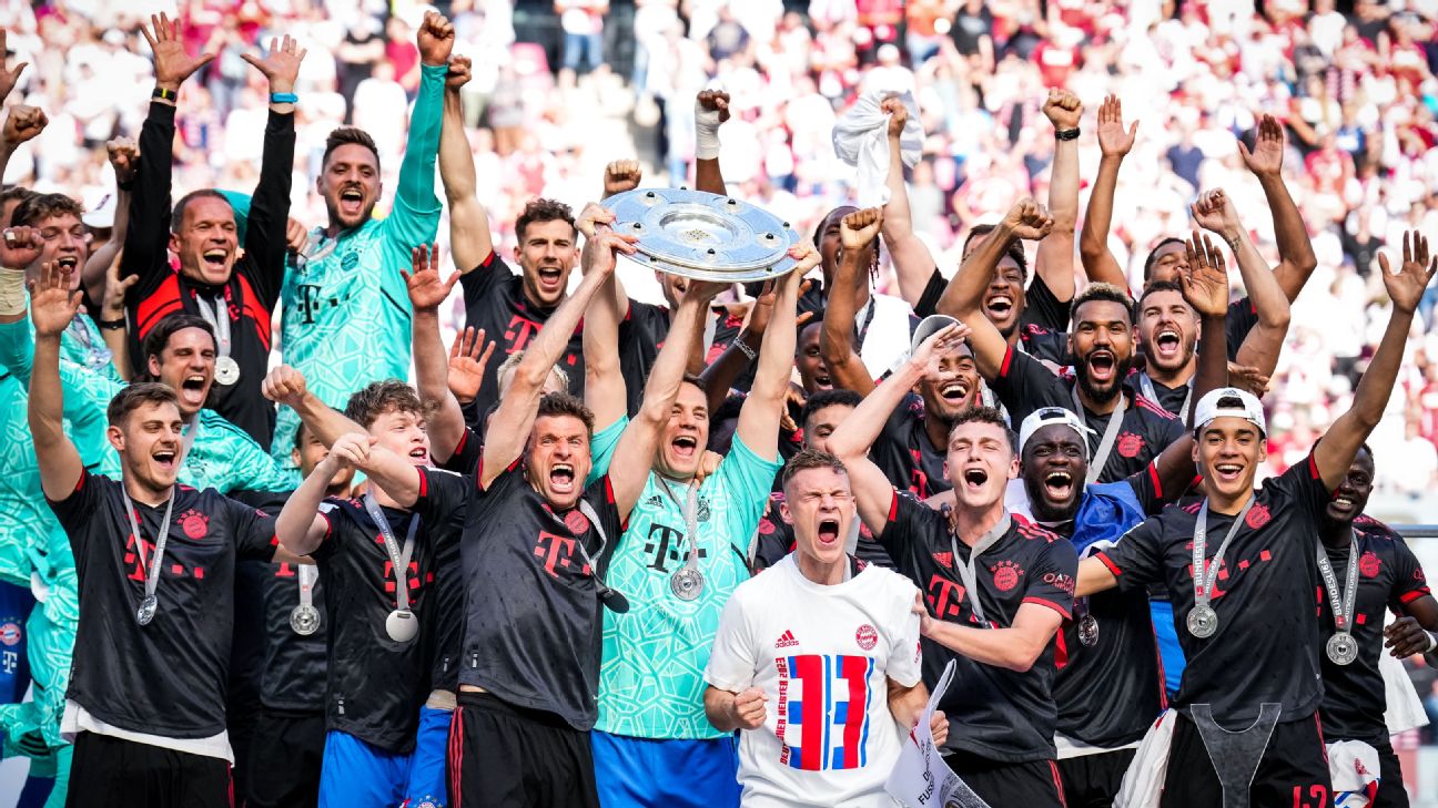 🏆 Bayern Munich crowned 2022/23 Bundesliga champions