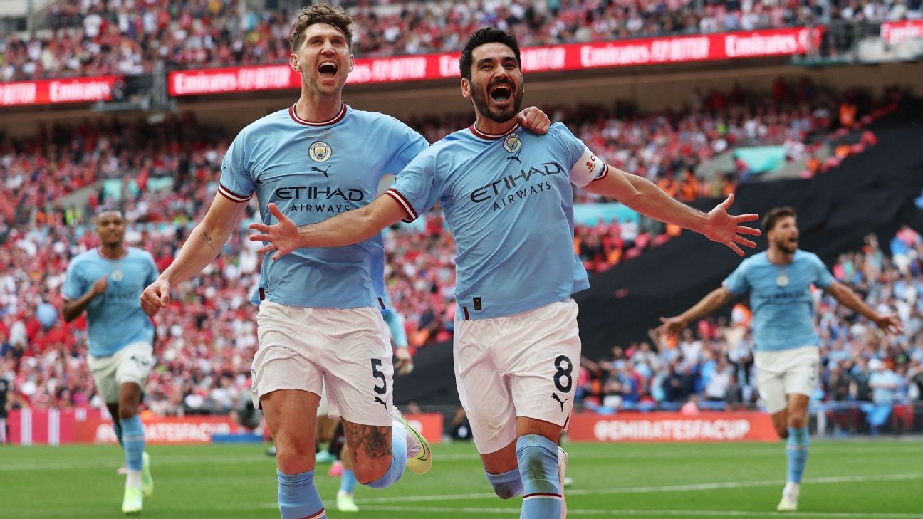 Man City win FA Cup, keep Treble dream alive