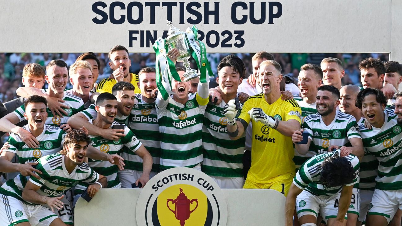 Celtic complete treble with Scottish Cup final win