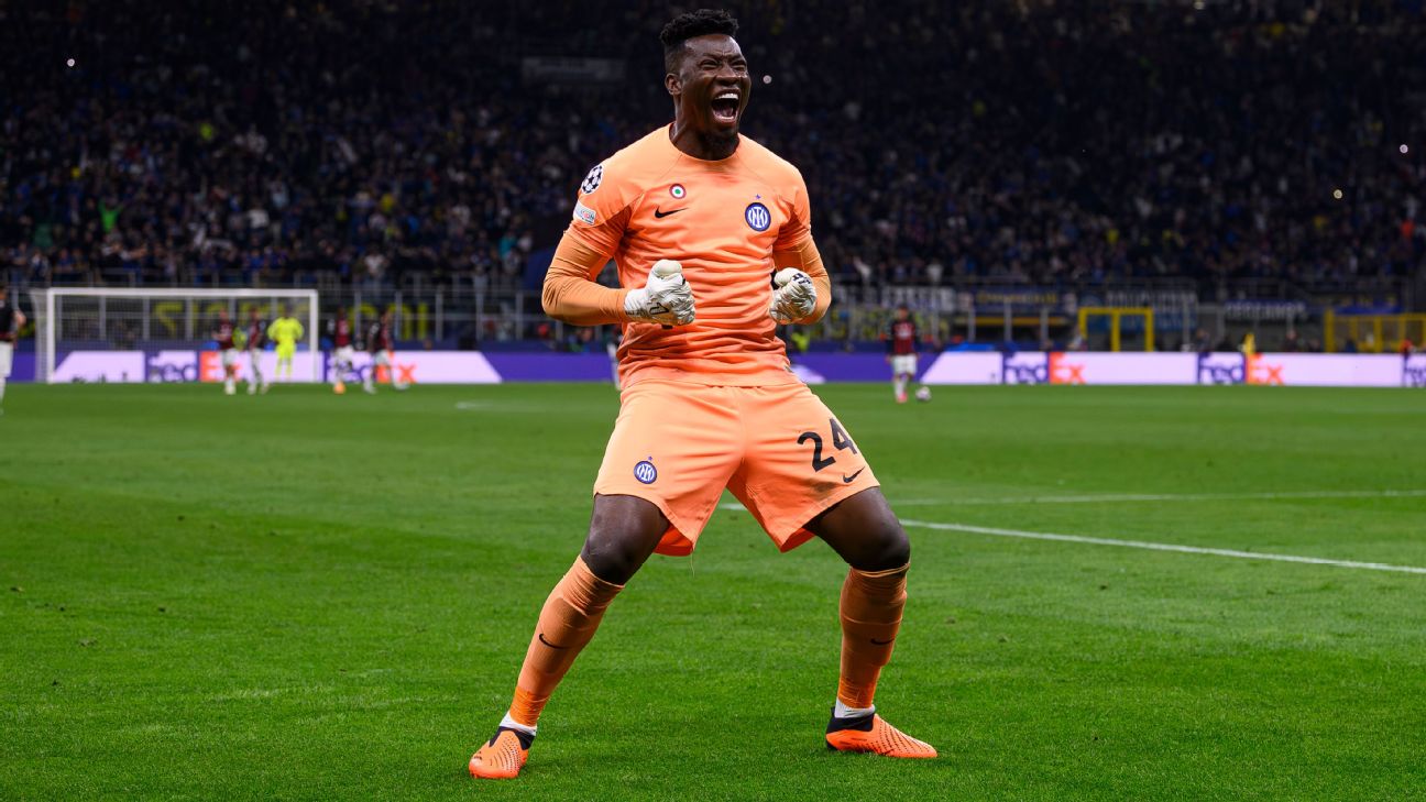 Chelsea want to swap goalkeeper Mendy for Inter's Onana