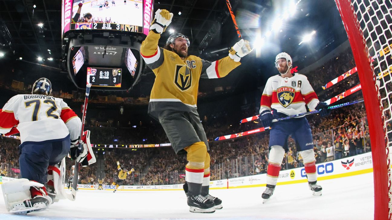 Stanley Cup Final Game 2 Betting picks for PanthersGolden Knights