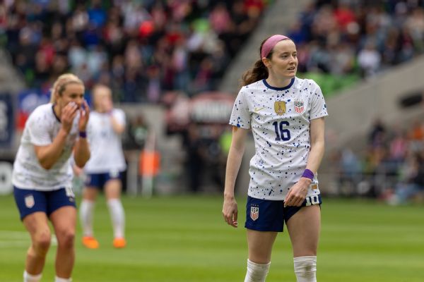 USWNT's Lavelle clear for first start since April