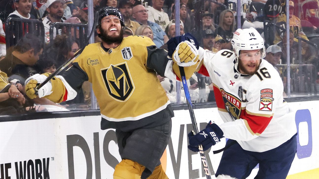 Follow live: Panthers look to tie up the series against Golden Knights in Game 2 of the Stanley Cup Final