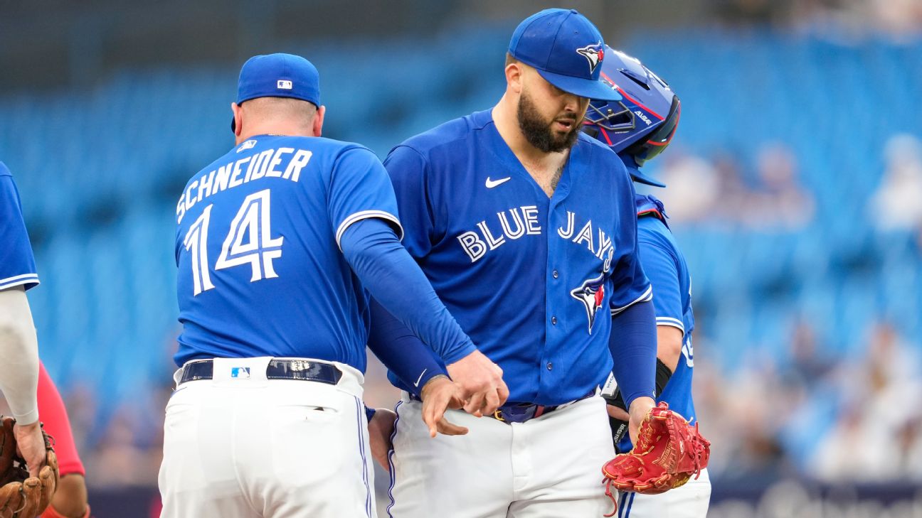 Blue Jays demote Alek Manoah to rookie-level Florida Complex