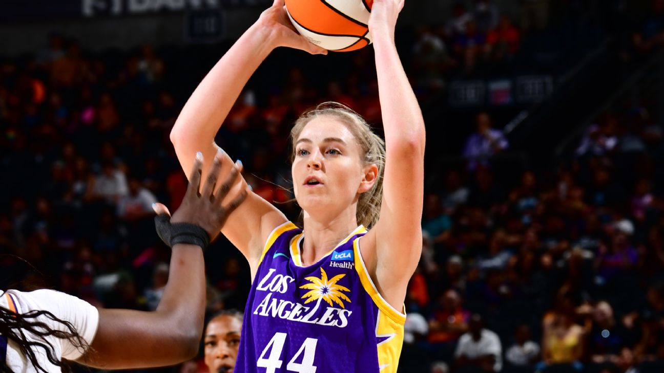 LA Sparks re-sign Karlie Samuelson for rest of WNBA season - ABC7 Los ...