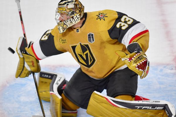 Golden Knights turning to goalie Hill in Game 5