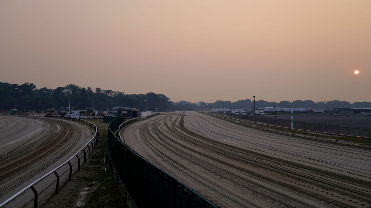 Belmont calls off racing, Nats PPD due to smoke