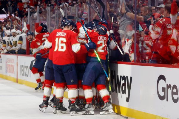 'Amazing': Panthers rally in G3, beat Vegas in OT