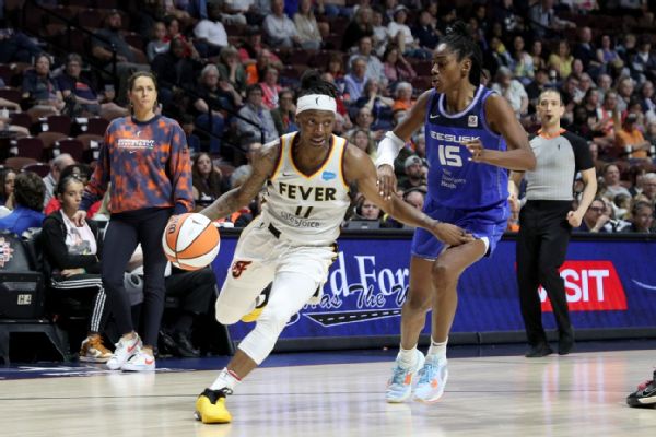 Fever's Wheeler replaced by Mitchell in skills event after flight issues
