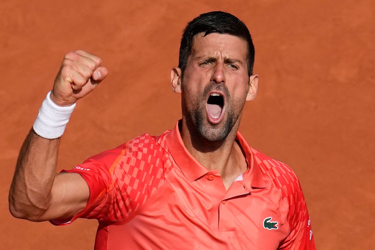 Djokovic beats cramping Alcaraz, into French final