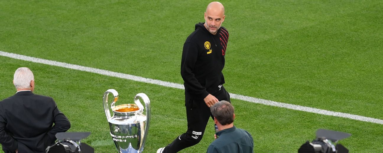 Follow live: Manchester City try for historic treble in Champions League final against Inter Milan