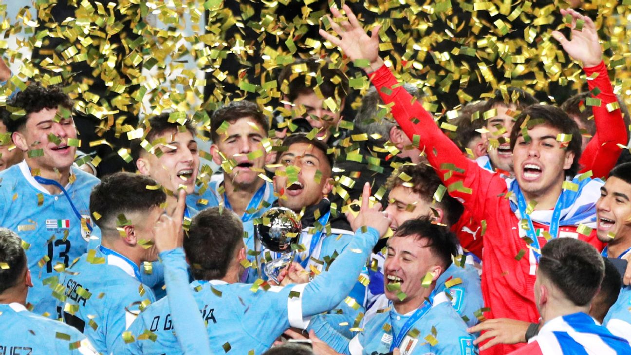 Con garra y fútbol, Uruguay es campeón del Mundial Sub 20 - ESPN